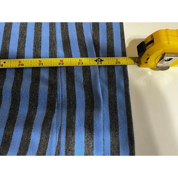 LL bean cozy cabincore blue striped long sleeve top- women’s size medium-EUC - Picture 7 of 7